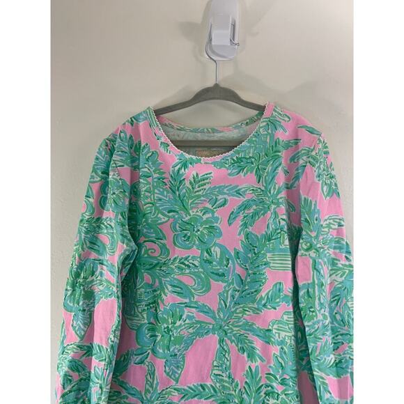 LILLY PULITZER Girl’s Pajama Top / Size: 14 - Picture 3 of 5